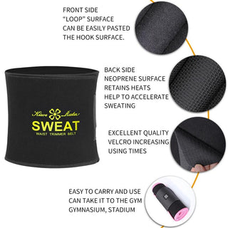 Neoprene Waist Trainer Belt Sweat Waist Trimmer