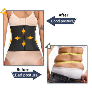 Women Body Shaper 100% Latex Waist Trainer