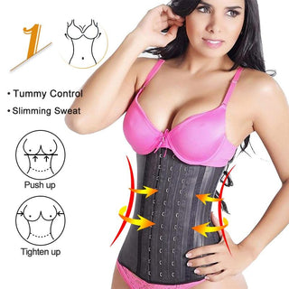 Women Body Shaper 100% Latex Waist Trainer