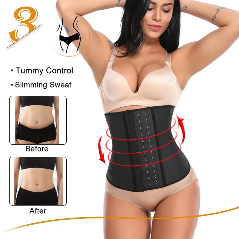 Women Body Shaper 100% Latex Waist Trainer