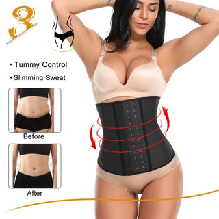 Women Body Shaper 100% Latex Waist Trainer