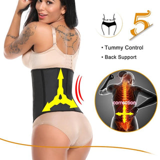 Women Body Shaper 100% Latex Waist Trainer