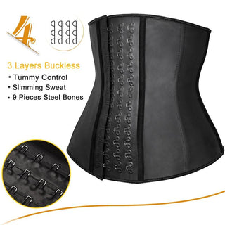 Women Body Shaper 100% Latex Waist Trainer
