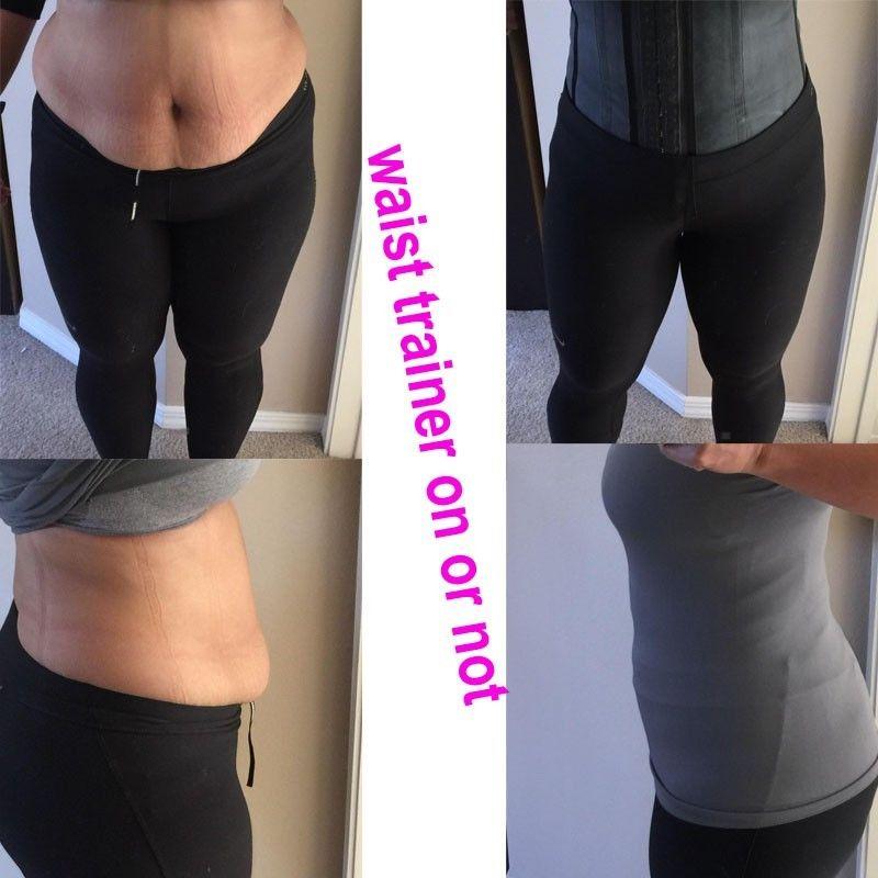 Latex waist top trainer results